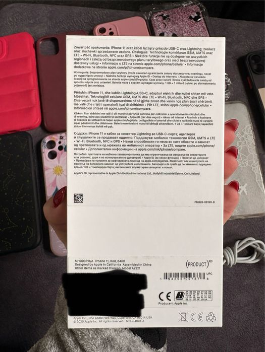 iPhone 11 – 64 GB – Czerwony – Bardzo dobry stan