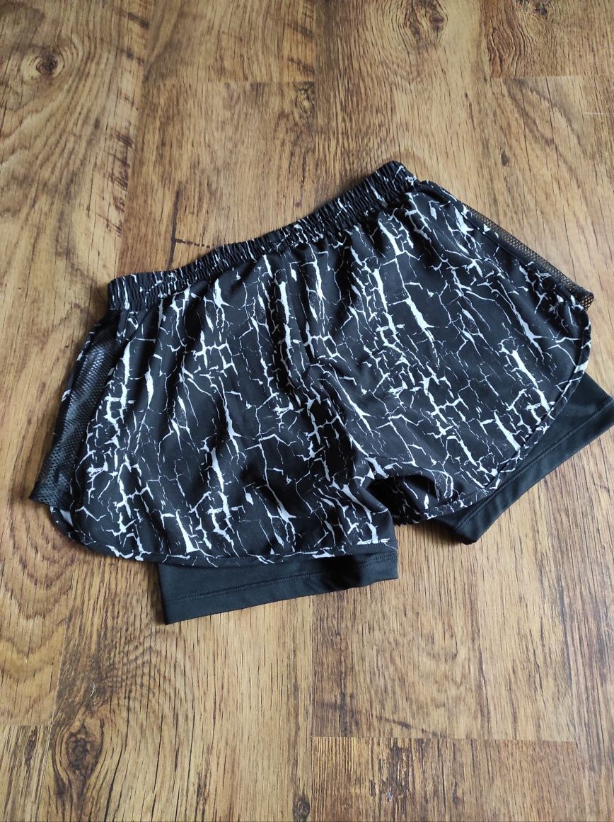 Even &Odd спортивні шорти S 2в1, бігові XS, подвійні як Nike