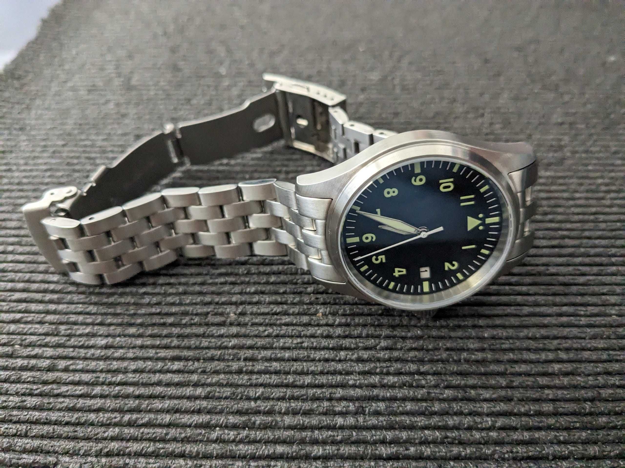 Relógio Automático Seiko Mod Pilot Flieger - Novo