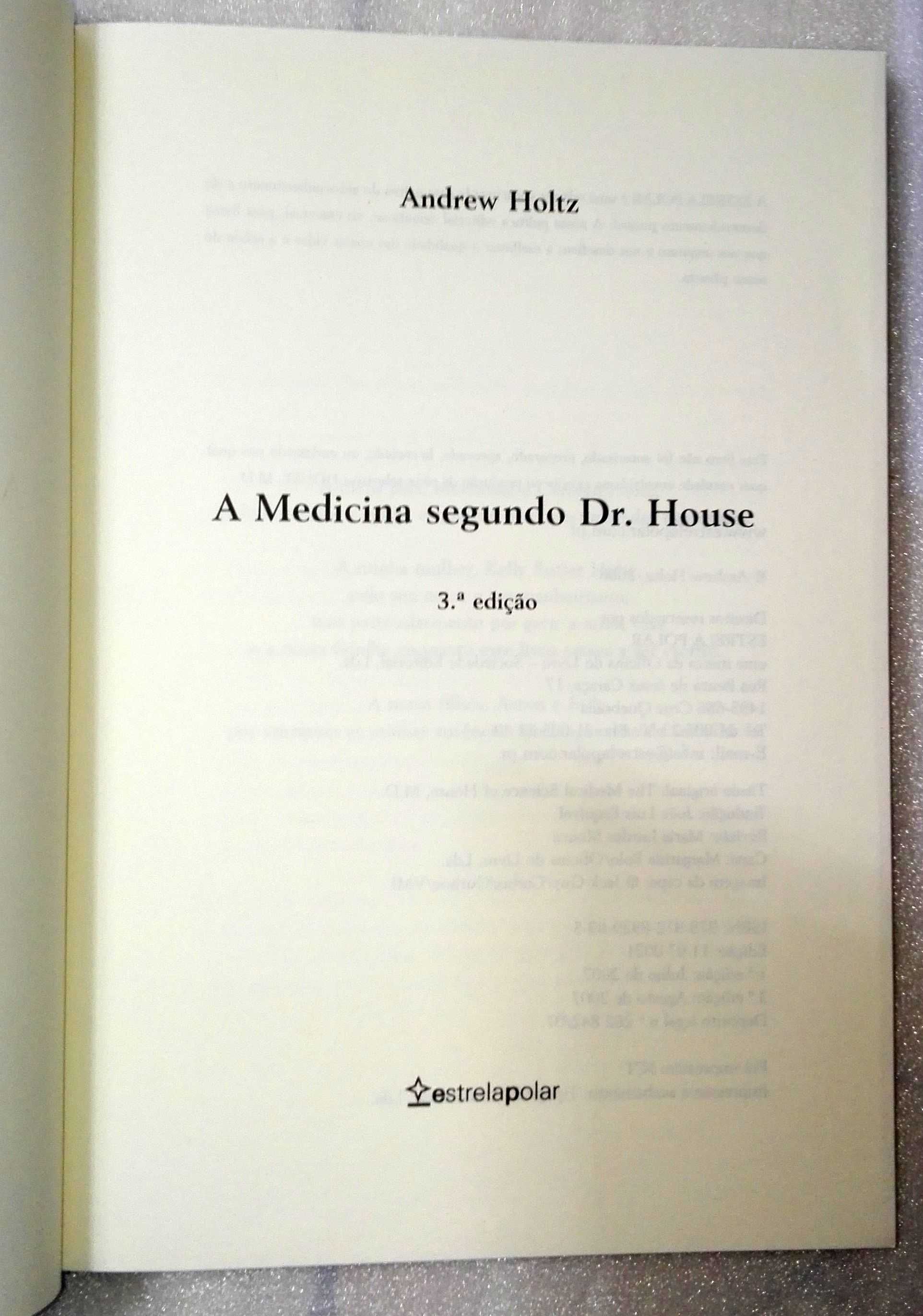 Livro A Medicina Segundo o Dr. House