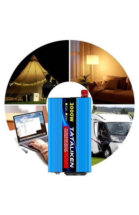 В наявності Інвертор TATALIKEN чиста синус 3000Вт 12В для котла холоди