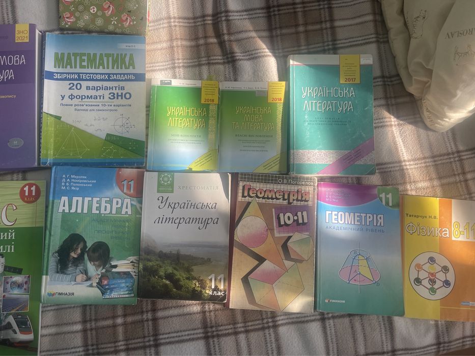 Книжки для 11 класу, підготовки до зно/нмт