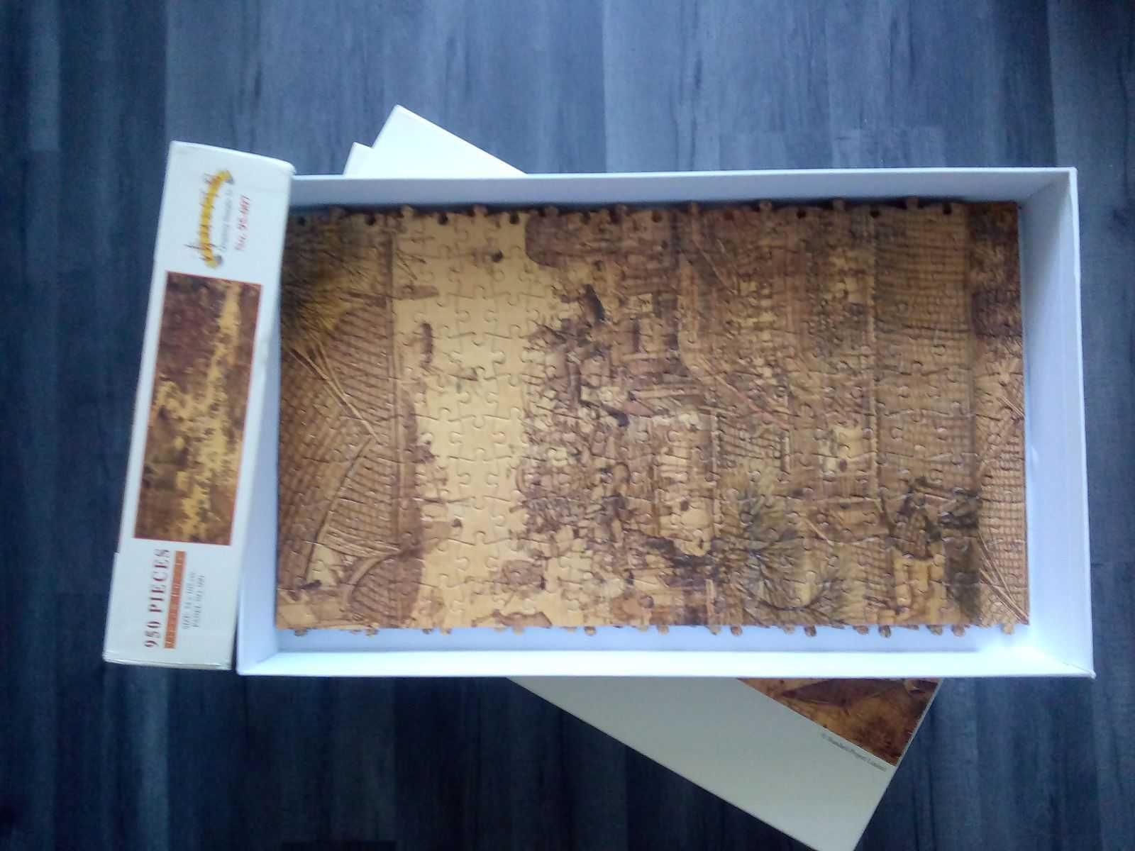 Puzzle komplet 7x 950 chińskie malarstwo tomax UŁOŻONE