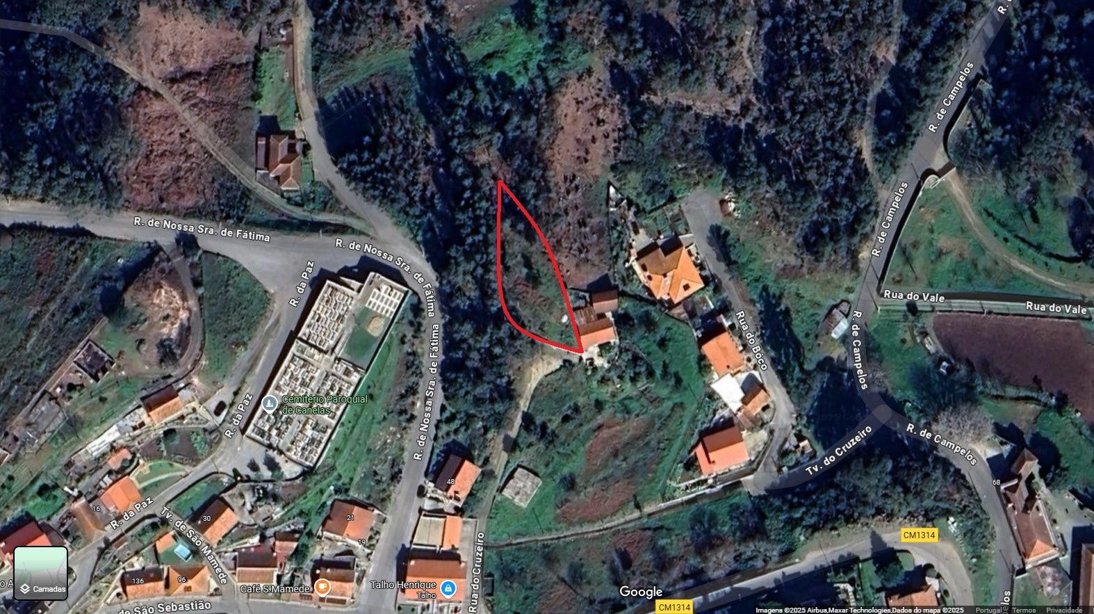 Terreno Rústico vista Rio Douro