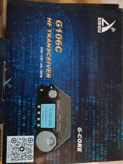 Трансивер Xiegu g106 + антенный тюнер atu 100