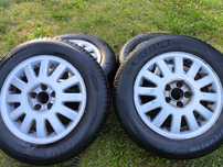 Alufelgi 6jx15h2 z oponami letnimi Michelin 4 szt.