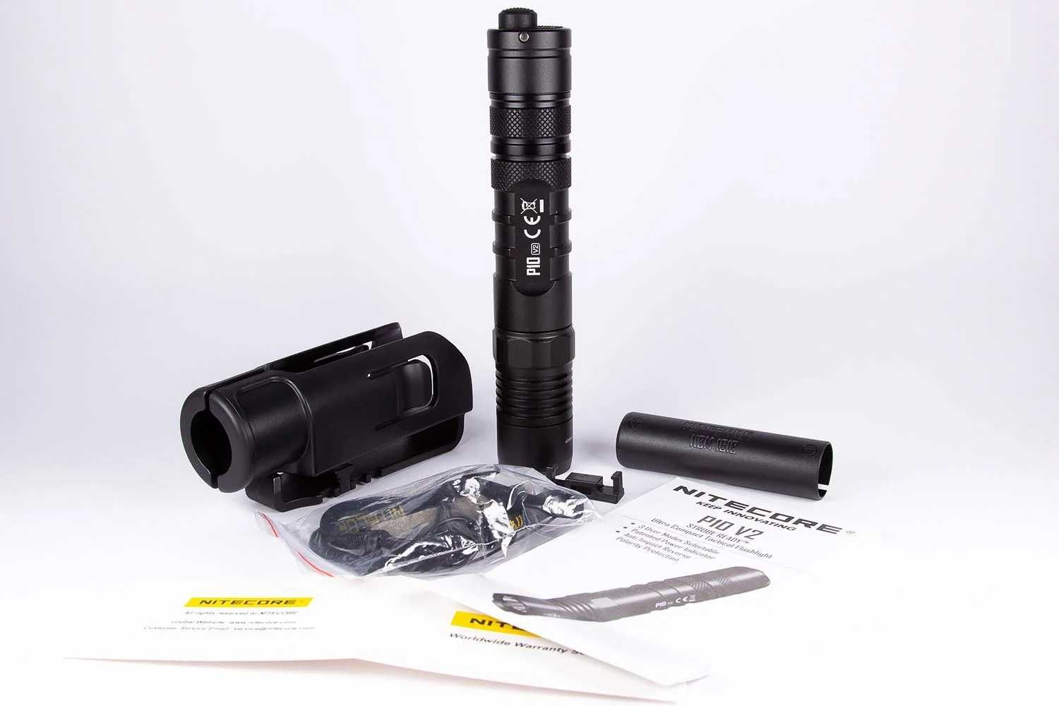 Nitecore P10 V2 Тактичний Ліхтар STROBE READY 1100 Люмен 201 Метр