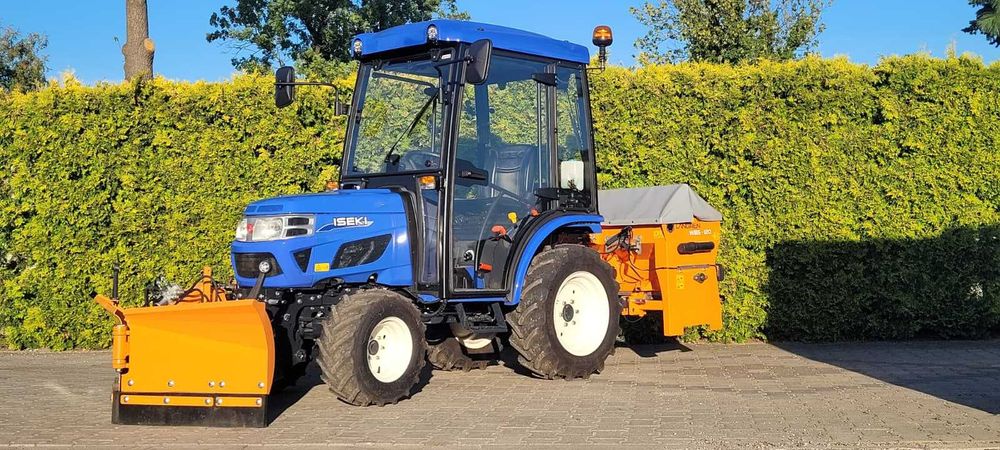 Traktor komunalny ISEKI TM3267AL ECO z KABINĄ + PŁUG + ROZSIEWACZ!!