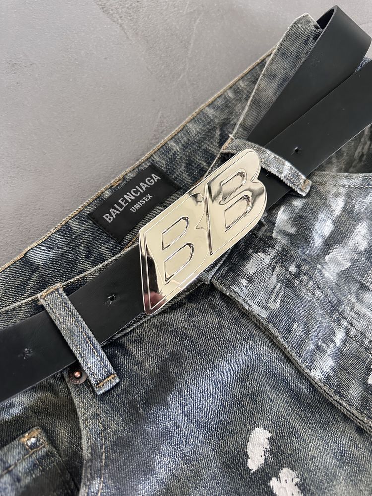 balenciaga graffiti jeans + belt balenciaga в подарок, playboi carti