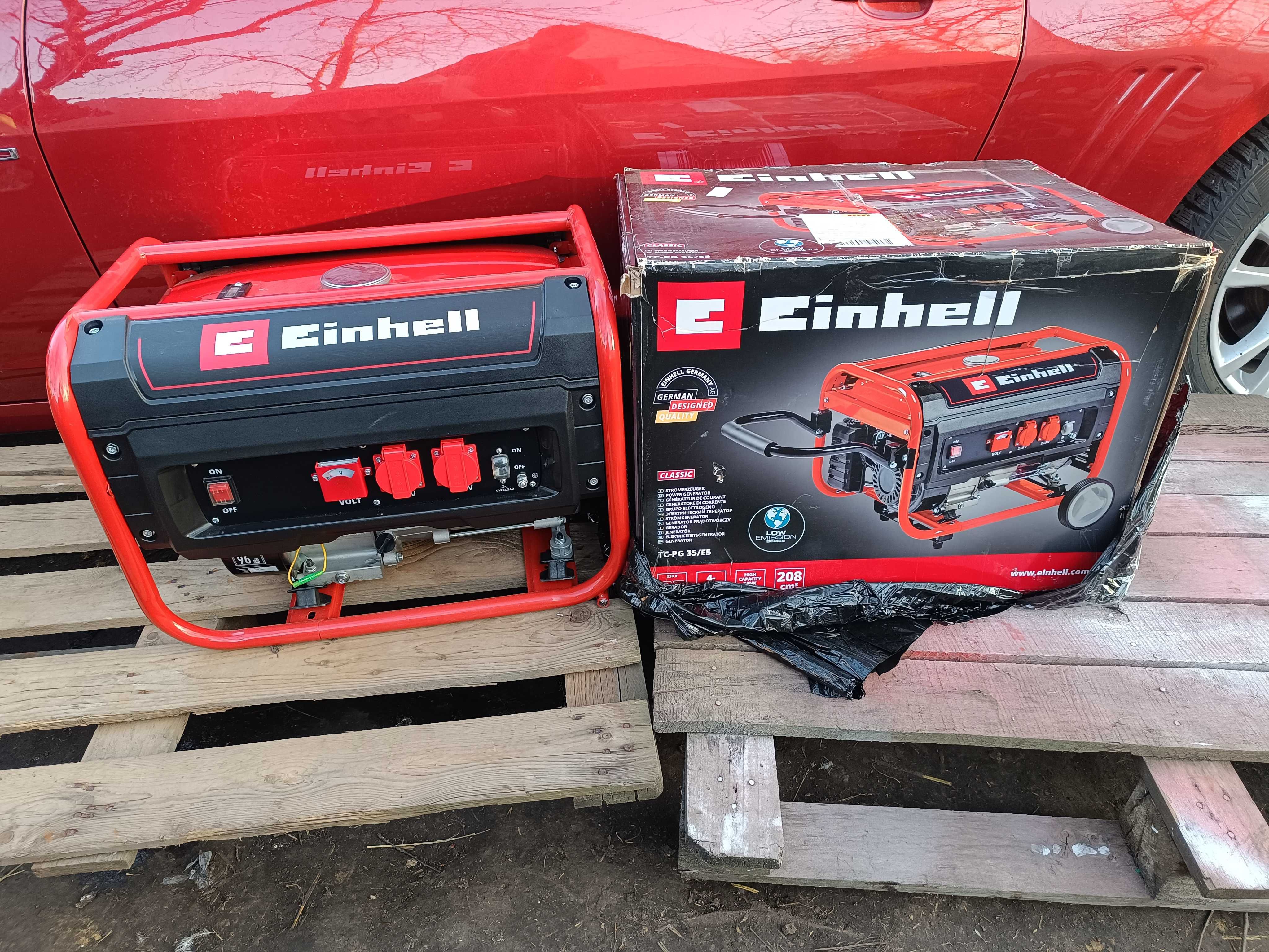 Чотирьох тактний генератор Einhell TC-PG 35/E5 230V 2.6/3.1кВт