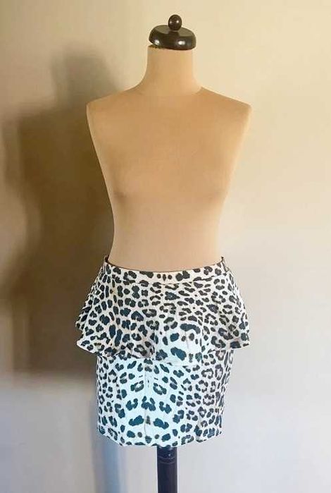 M l only 38 40 42 xl spodnica midi baskinka tuba na gumce