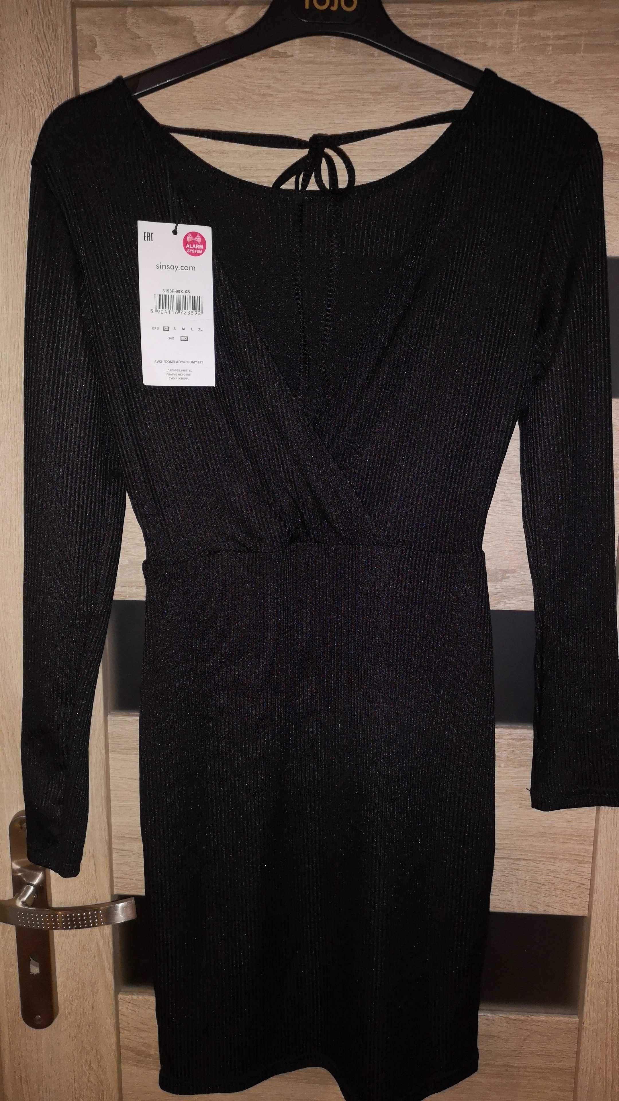 Sukienka Nowa Sinsay r 34 czarna