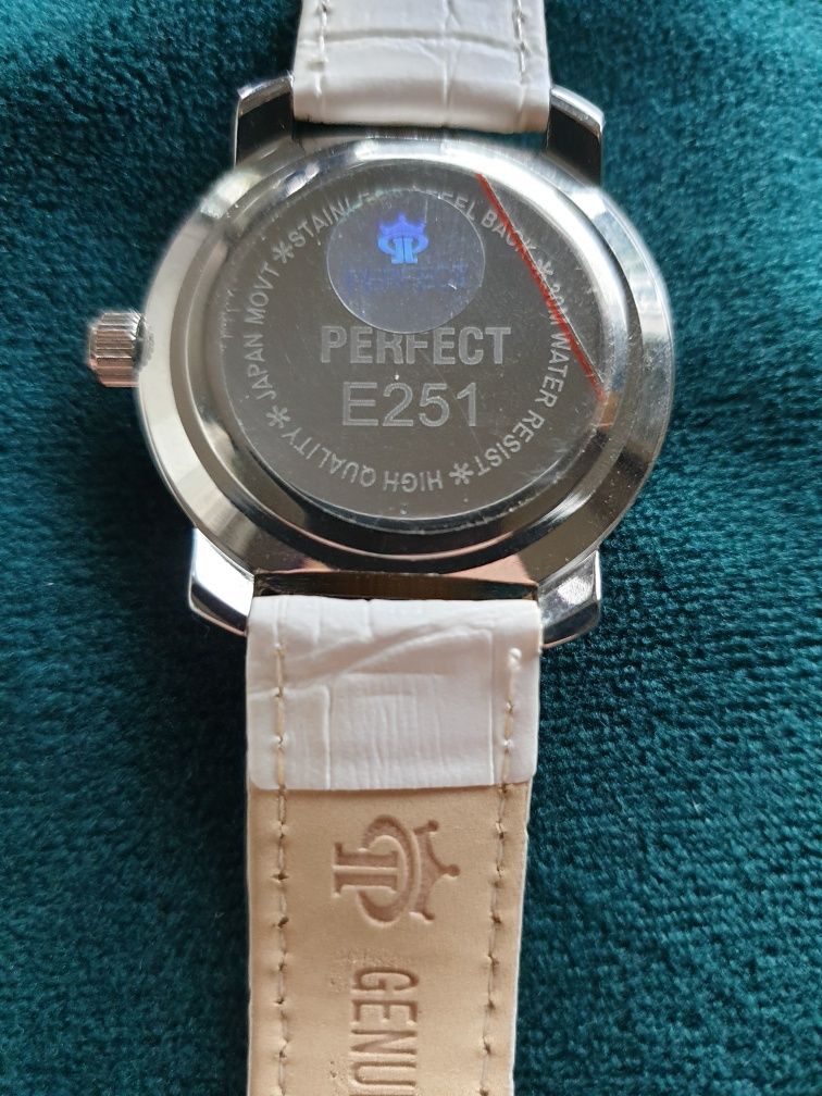 Zegarek Perfect E251, Japan, skórzany pasek