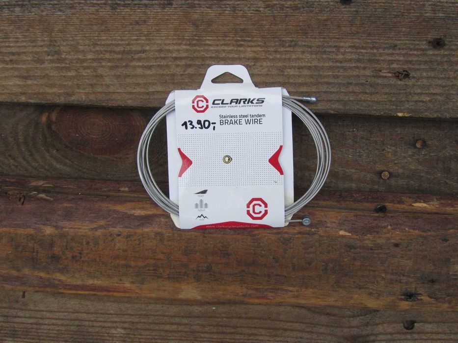 Linka hamulca uniwersalna ,Clarks 3060mm nierdzewna , tandem, cargo