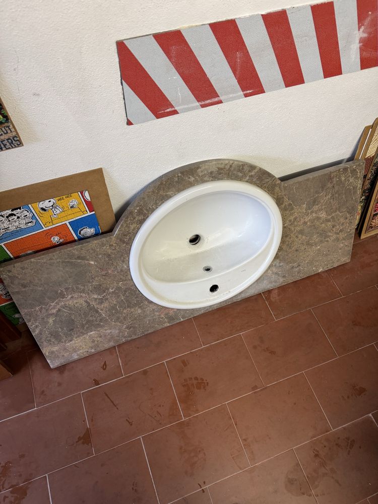 Tampo de Casa de Banho Lavatorio (Marmore)