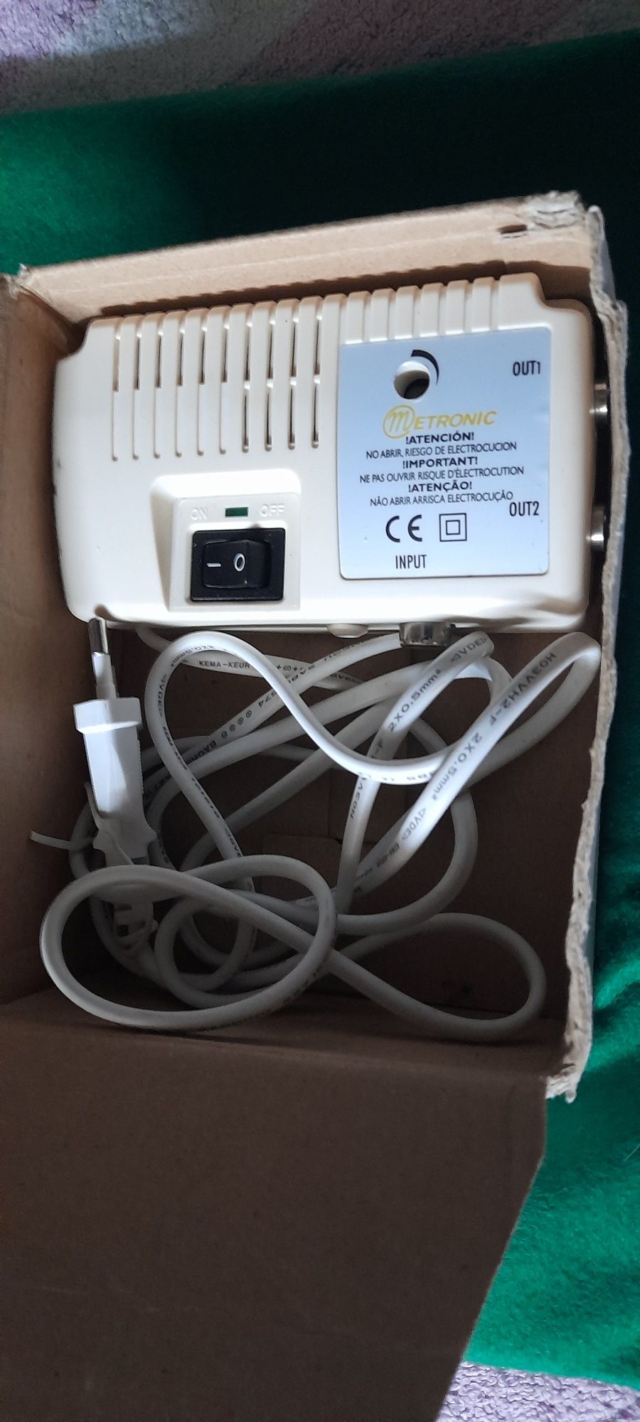 Amplificador tv e rádio mão