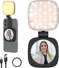 Lampa 48 LED + Lusterko Selfie na Magnes MagSafe– Vlog, TikTok, Neewer