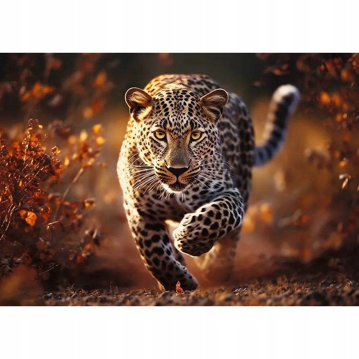 Puzzle Photo Odyssey: Dziki Leopard 1000 Elementów Trefl Premium Plus