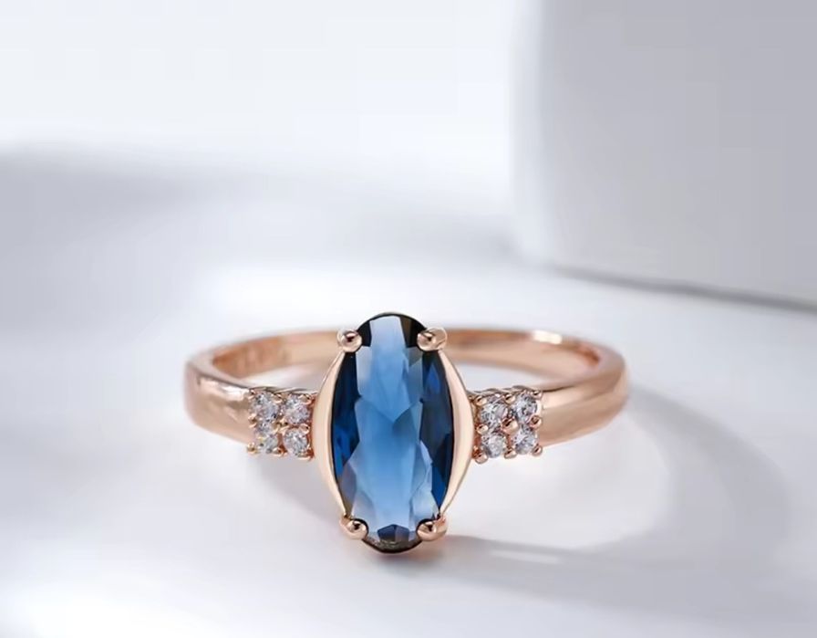 Komplet biżuterii Różowe złoto 585