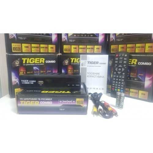 Комбо ресивер тюнер Tiger Combo HD приемник приставка DVB-S2/T2/C IPTV