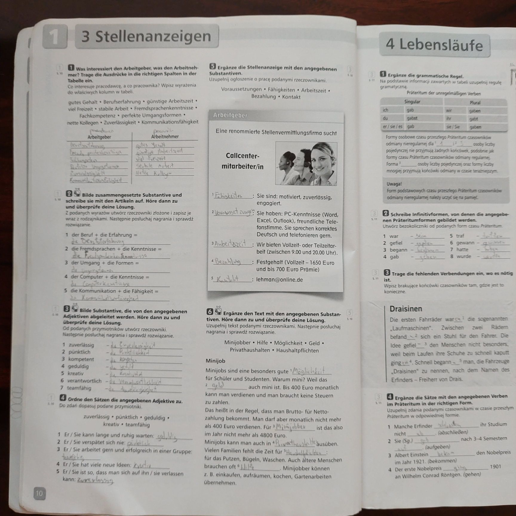 Infos 3 podręcznik I ćwiczenia język niemiecki