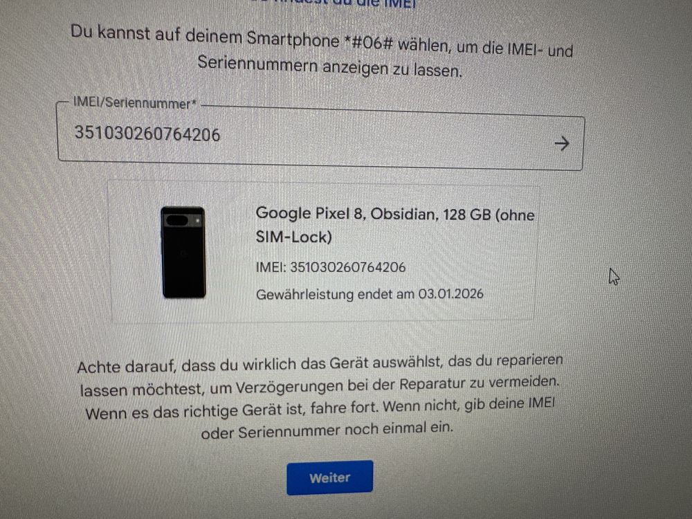 Telefon Google Pixel 8 128GB Czarny Obsidian