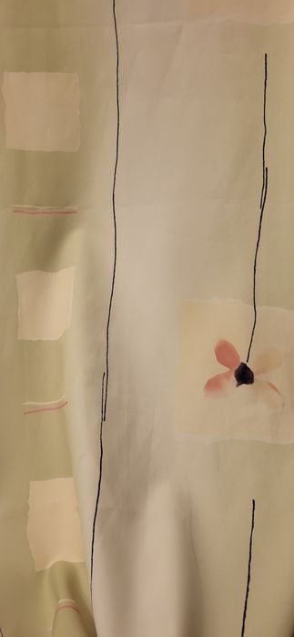 Zasłonki 2szt. Żółto-zielone