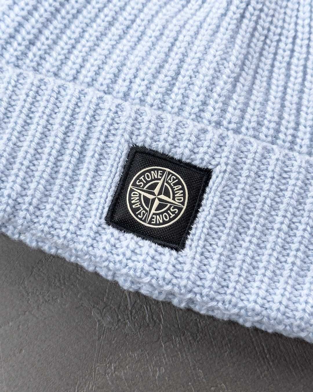 Шапка STONE ISLAND 19FW N10B5 Wool Hat Sky Blue