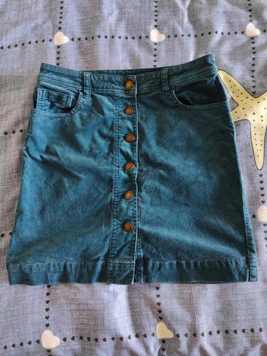 Модная женская юбка вельветовая юбка джинс