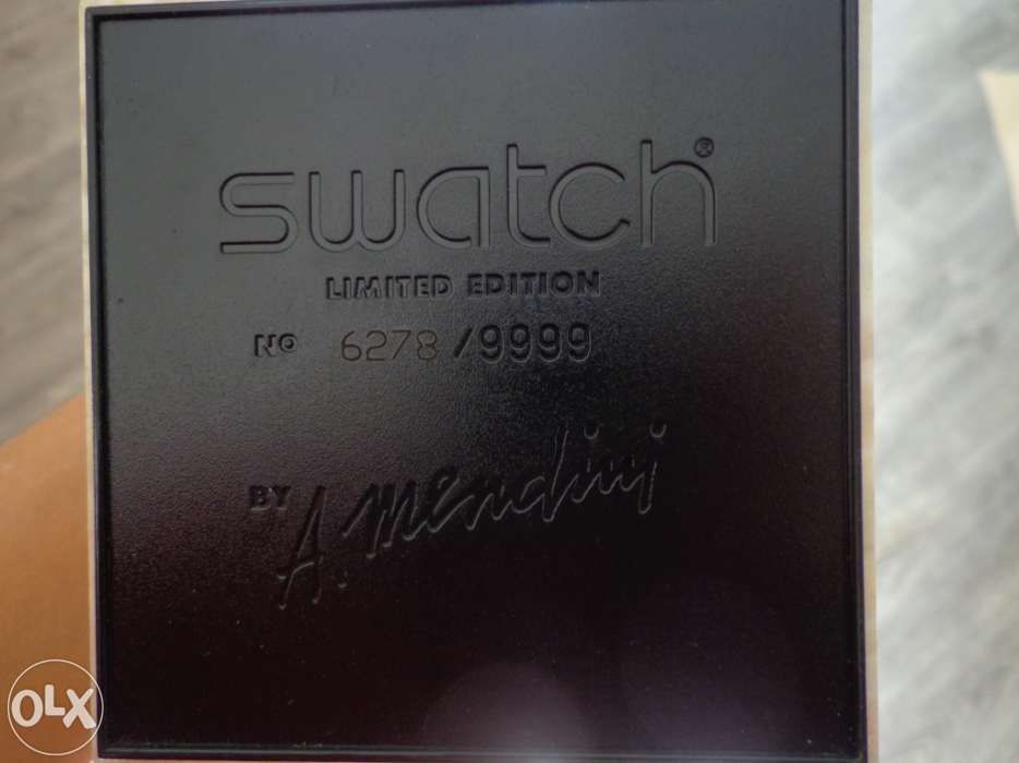 Relógio swatch - edição limitada - a. mendini