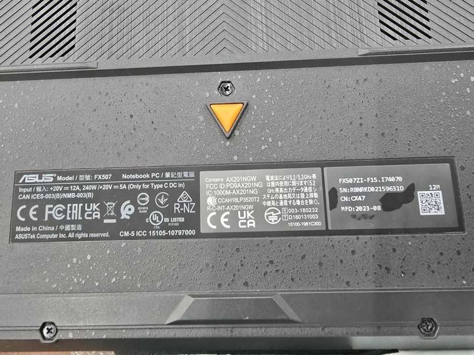 ASUS Tuf Gaming i7-12700H, 16GB, 1TB SSD, RTX 4070