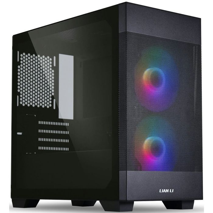 Caixa Micro-ATX Lian Li Lancool 205M Mesh Preta Vidro Temperado