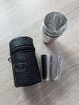 Kieliszki nierdzewne z pokrowcem Jack Daniels
