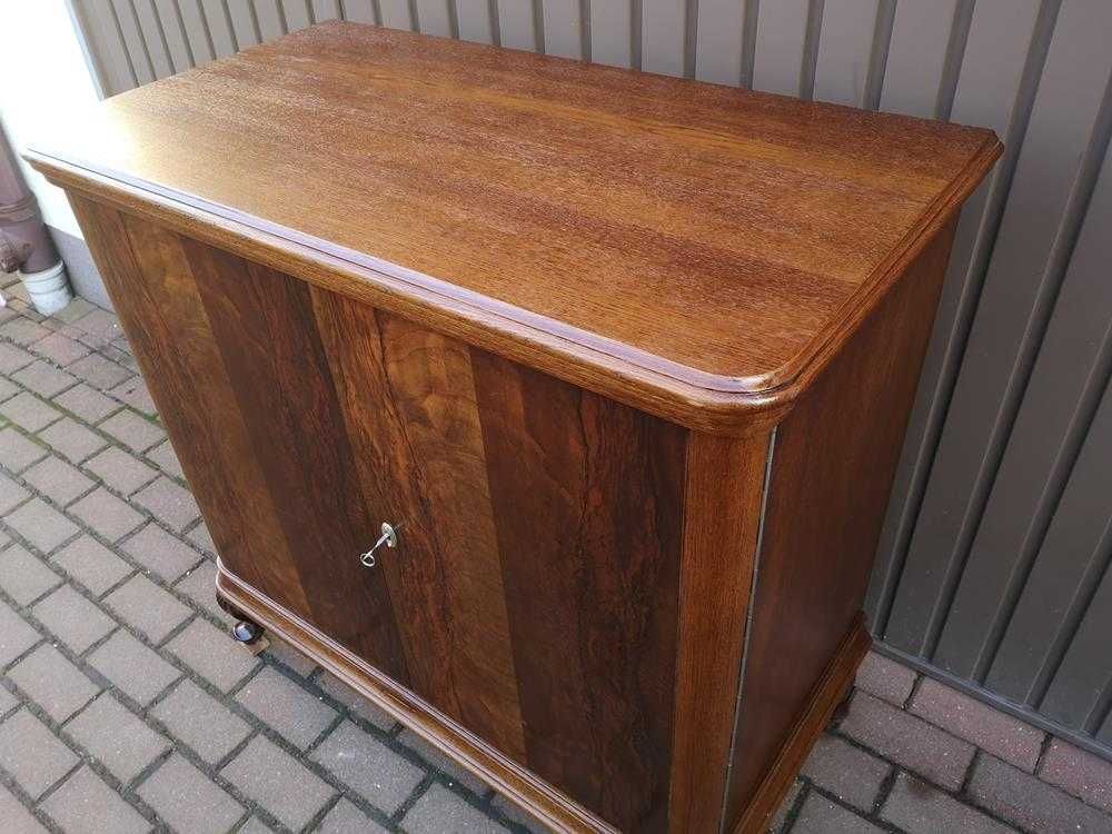 Komoda Pomocnik Orzech-Dąb Stara Antyk Po Renowacji Okazja.