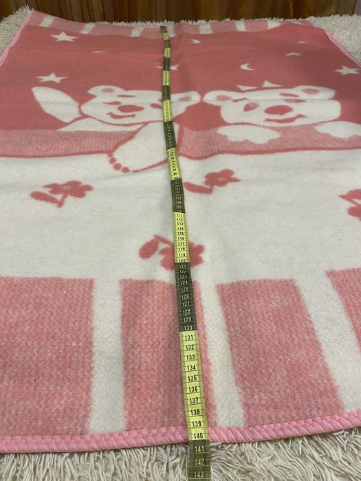 Одіяло дитяче Умка з вовни джакардове нове