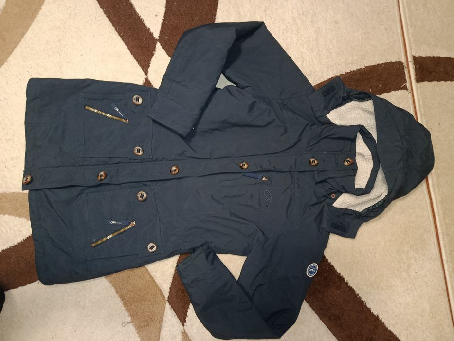 Темно-синя осіння куртка 46р