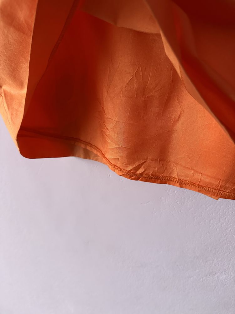 Sukienka pomarańczowa wąska midi 40