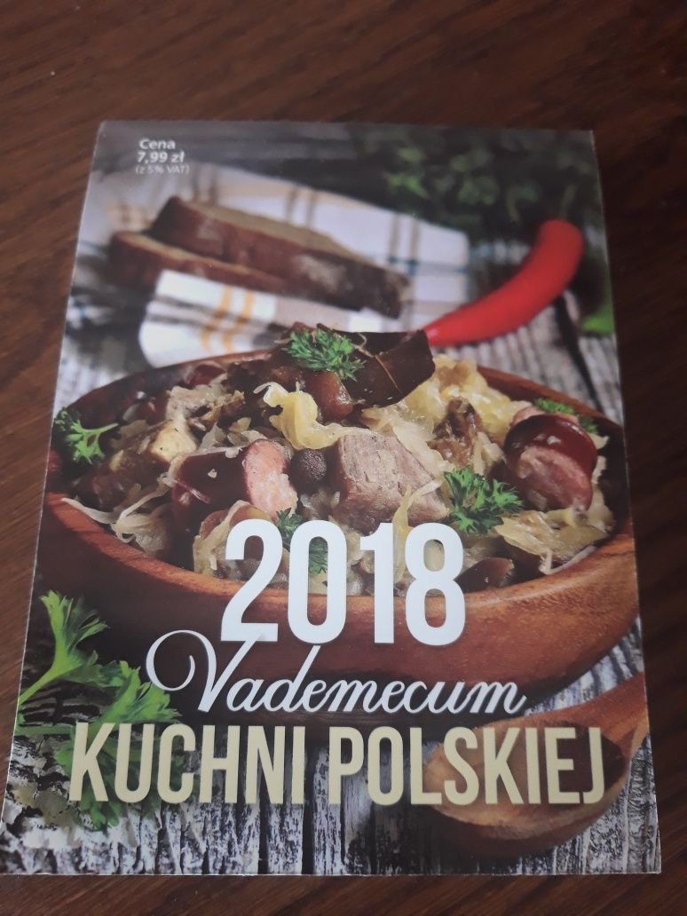 Kartka z kalendarza duża 2018