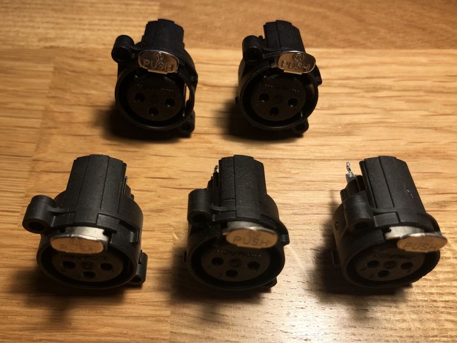 Fichas Neutrik XLR painel