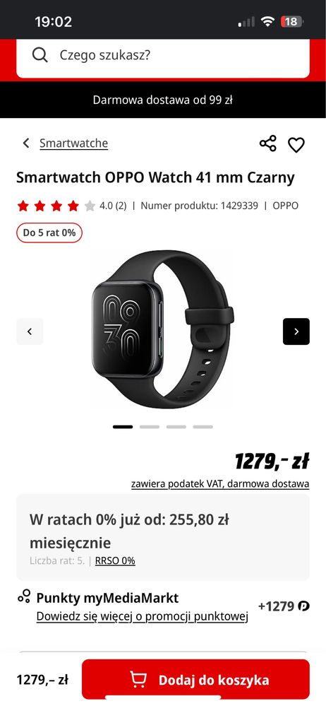 Smartwatche oppo
