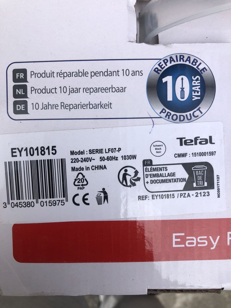 Frytowknica beztłuszczowa tefal