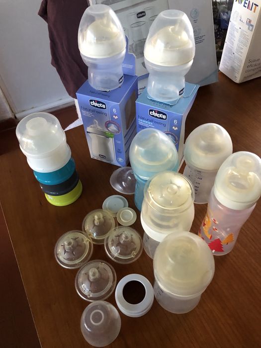 Esterilizador electrico Chicco+ aquecedor de biberons e biberons