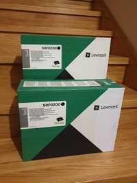 Lexmark 50F0Z00 2x Bęben Tusz Toner Czarny Black 60tyś stron!