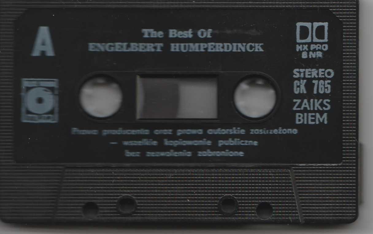 ENGELBERT HUMPERDINCK The best of - kaseta magnetofonowa (13)