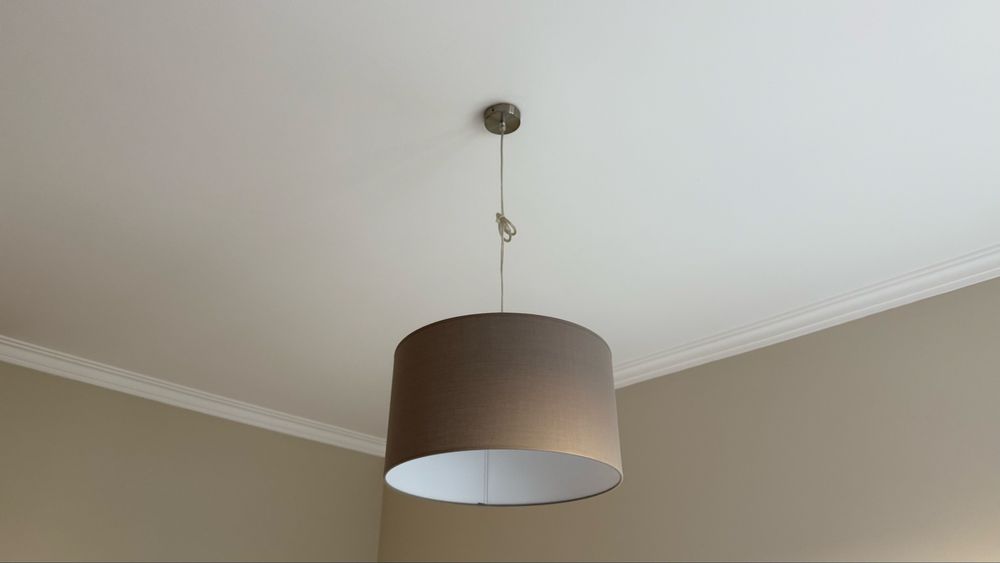 Candeeiro de tecto suspenso tela