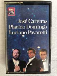 Oryginalna kaseta magnetofonowa Carreras Domingo Pavarotti