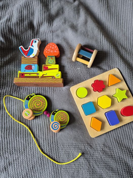 Zabawki drewniane klocki Oops