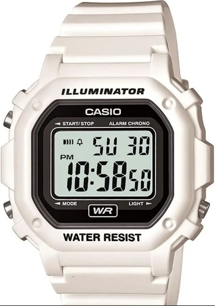 Casio Unisex F-108WH-1ACF Big Square Digital Display