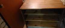 szafka-regał na buty IKEA-szafka na buty-drewno Ikea