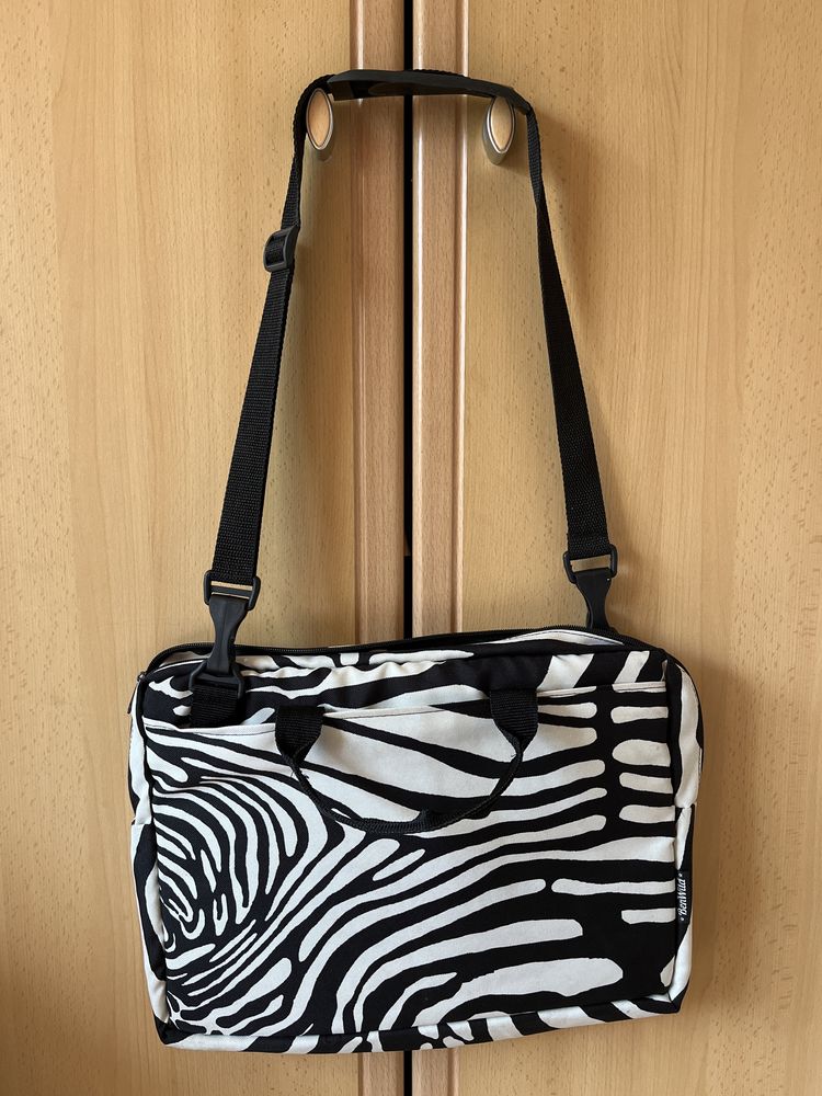 Torba na laptopa zebra